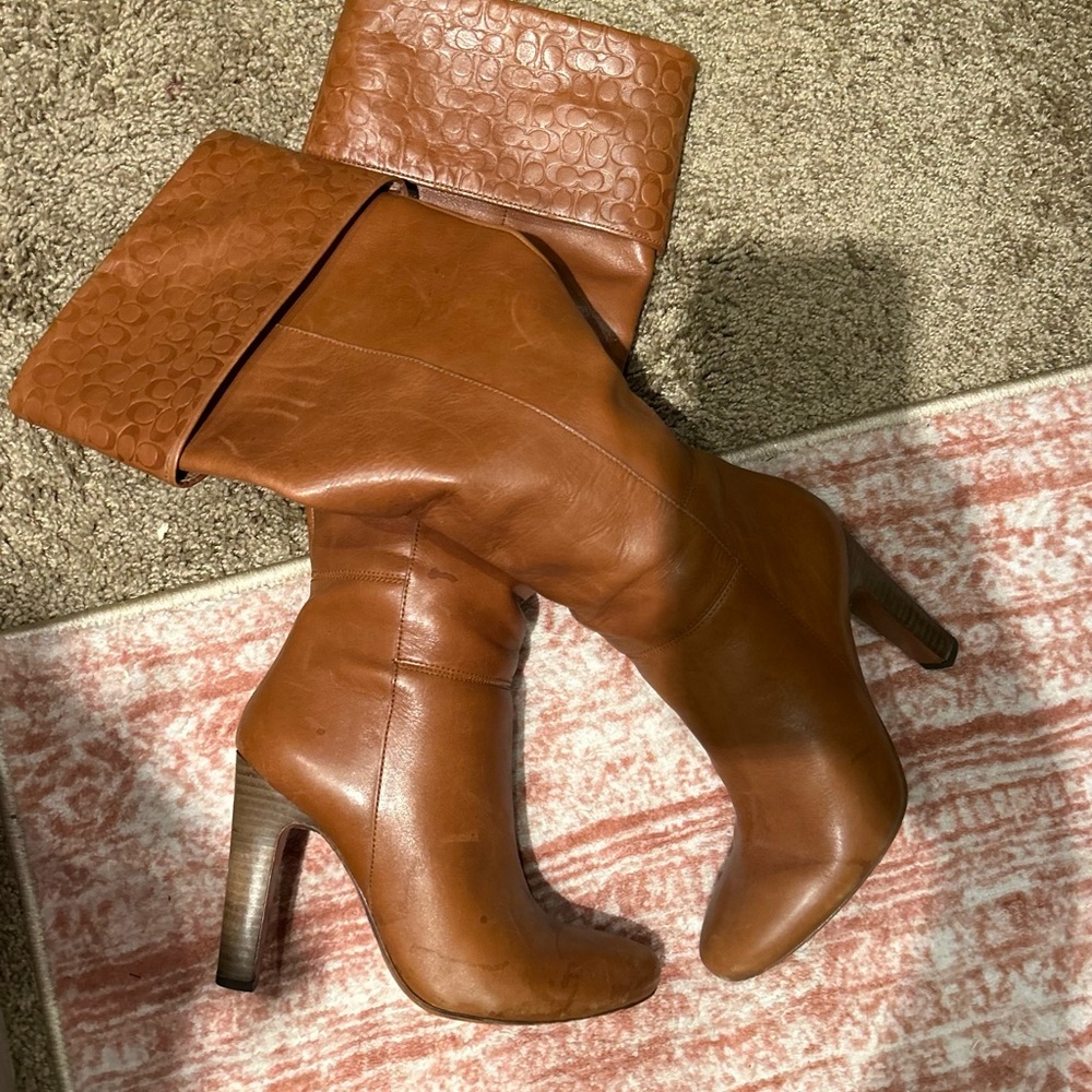 Coach knee high boot